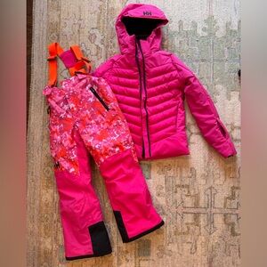 Helly Hansen Pink Ski Jacket and Pants set